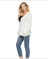 Autumn Long sleeve V neck Fashion Sweaters